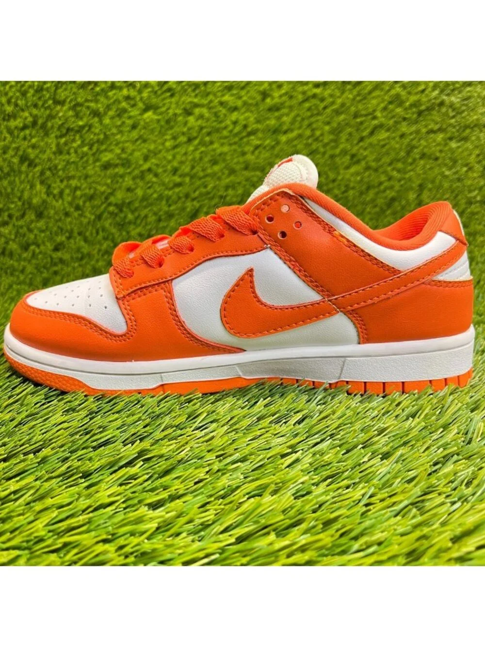 Nike Dunk Low SP Syracuse Womens Size 6 Orange White Athletic Shoes Sneakers